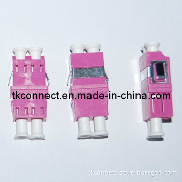 Duplex LC Om4 Optical Fiber Adapter